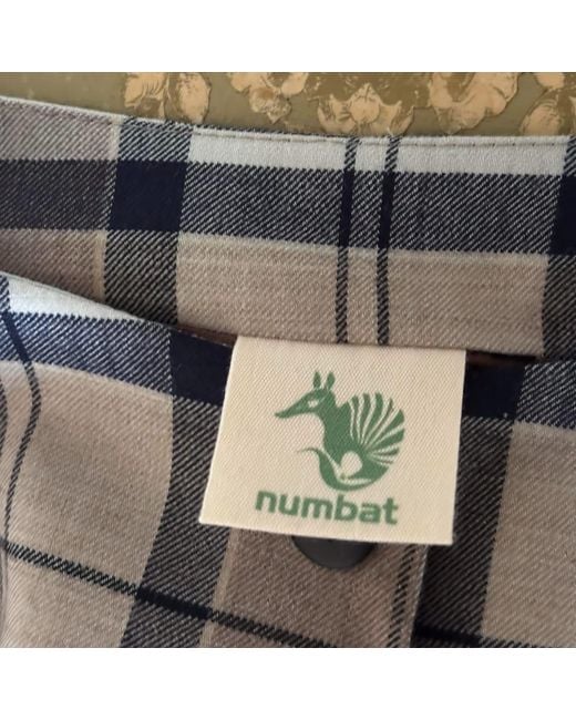 NUMBAT Gray Cecily Tartan Wool Waistcoat