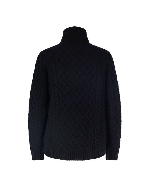 tirillm Blue Celina Cable Knitted Pullover