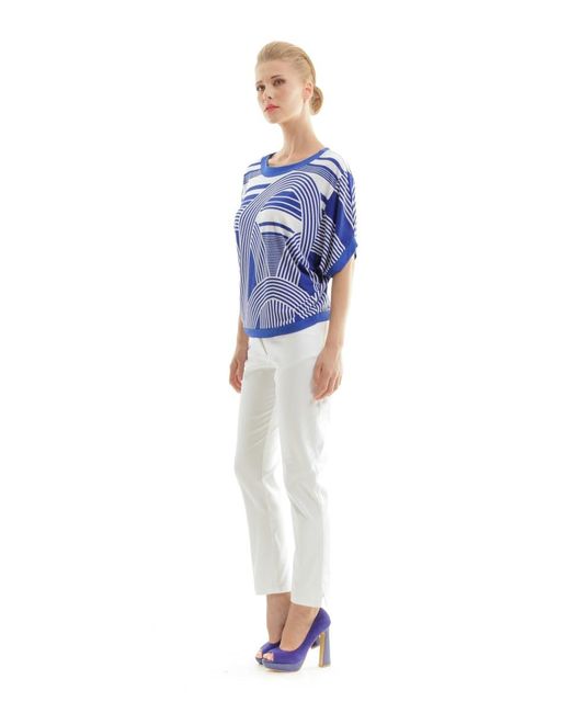Conquista White Classic Straight Pants