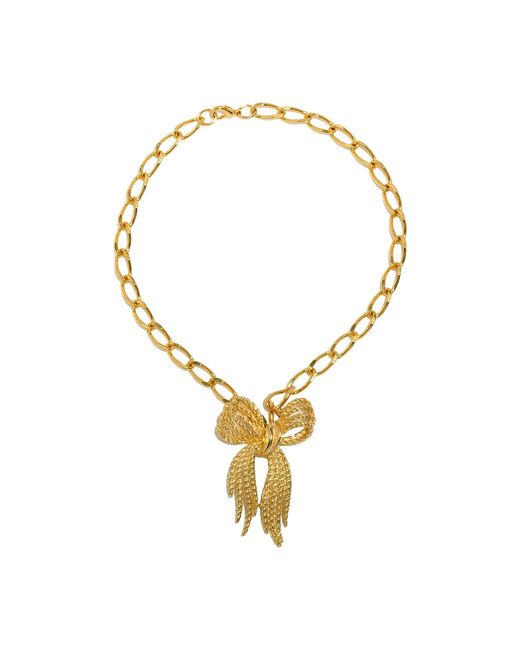 Caramel Vintage Jewellery Metallic Vintage Plated Presence Chain Necklace