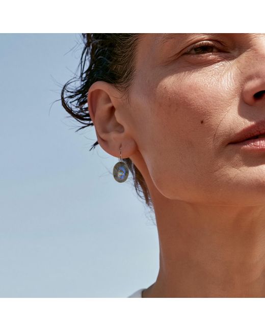 Bombyx House Blue Labradorite Drop Earrings