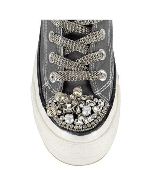 Keith Scarrott Shoes Gray Coppola Hi-Top