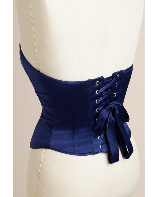 Scarlett Gasque Blue Cindy Corset