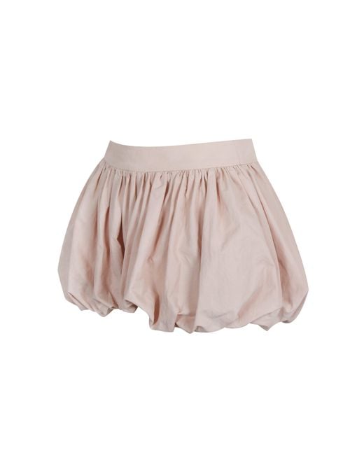 Miss Circle New York Pink Savina Tulip Taffeta Bubble Shorts