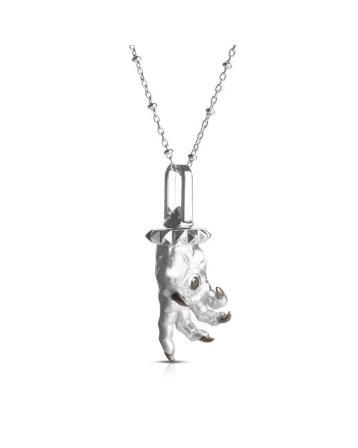 Kasun Metallic Hand Of The Protector Pendant for men