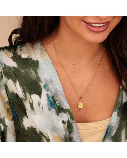 Lily Charmed Metallic Plated Thirtieth Birthday Charm Necklace