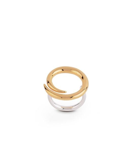 Dinny Hall Metallic Toro Mixed Metal Ring