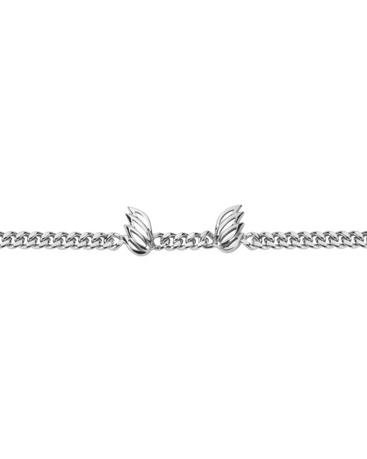 BLOOMTINE | Earth Angel HQ Metallic Mini Halo Wings Sterling Diamond Angel Choker