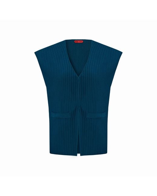 Pcfg Blue Knitted Vest