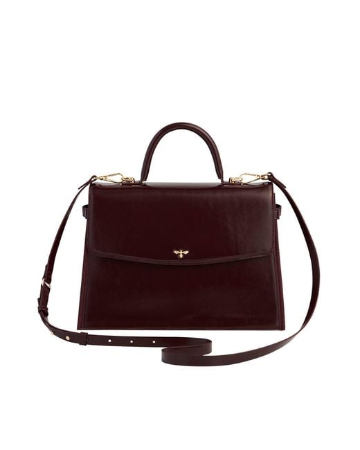 Fable England Cherry Structured Tote Medium