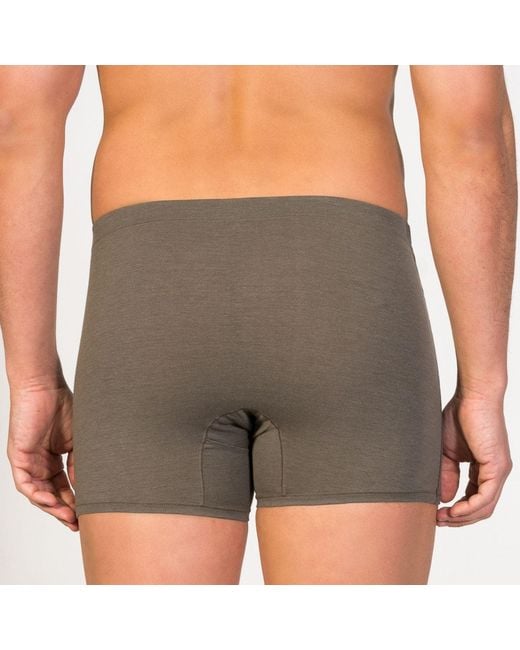 Zd - Zero Defects Gray Heracles Fly Front Boxer – Maximum Softness For Sensitive Skin for men