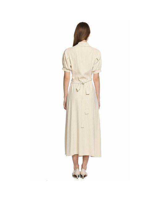 NAZLI CEREN White Agon Wrap Dress
