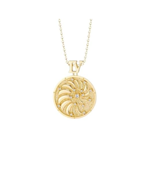Vanimy Metallic Promised Land Everyday Miracles Blessings Spiral Coin Medallion Necklace