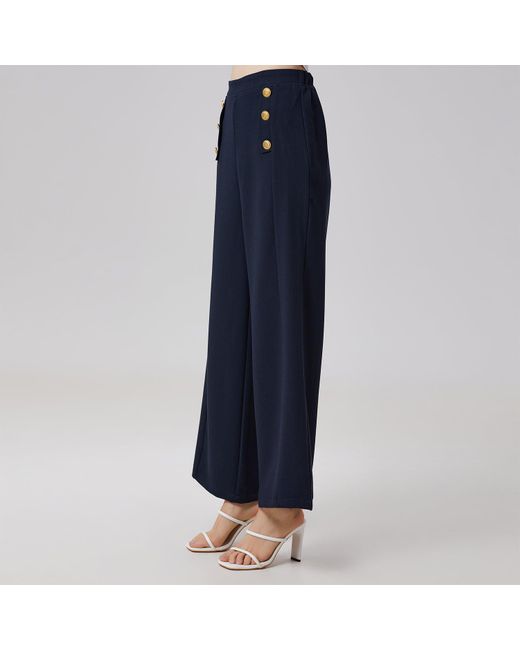 Smart and Joy Black Sailor Pants