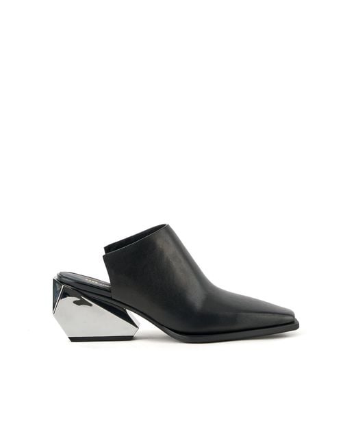 United Nude Black Ricky Mule Mid