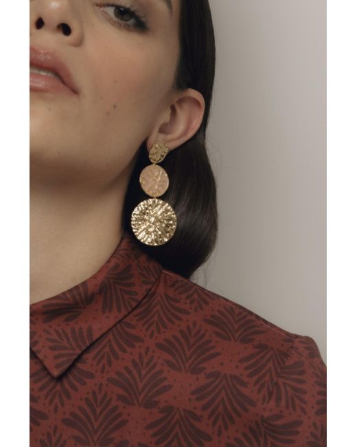 Lavani Jewels Metallic Geyser Earrings