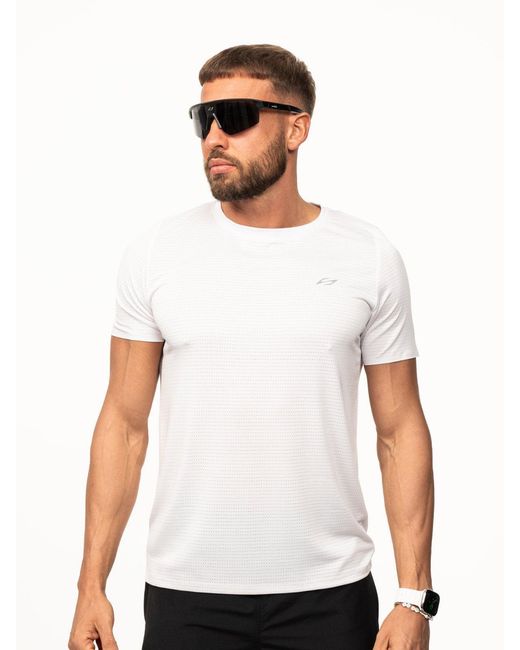 Saved Lab White Performance Tee for men