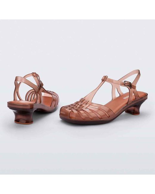 Melissa Pink Vixen Kitten Heel