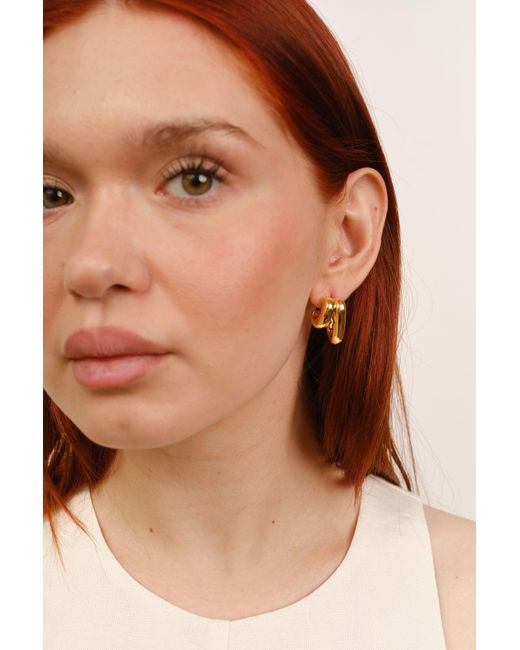 Zynnia Collective Metallic Illusion Hoops