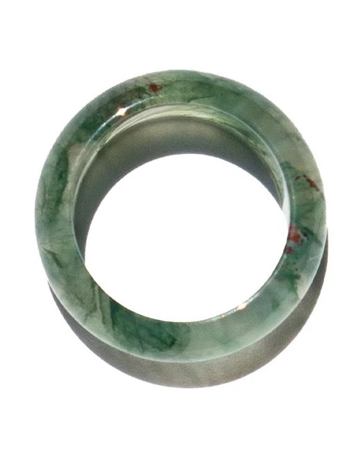 seree Blue Seaweed Jade Stone Ring