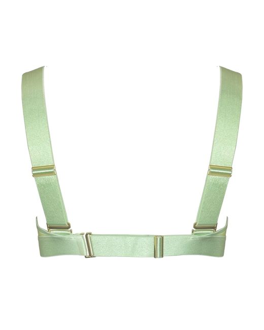 Somewhere Never Green Disco Deco Square Neck Bralette