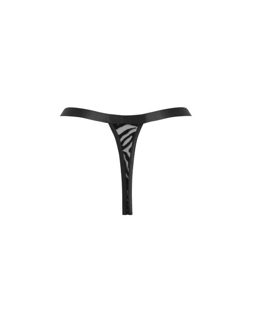 Perilla Lingerie Black Clothilde Thongs