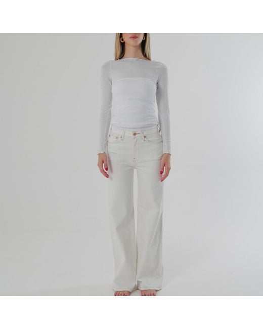 Her & Glory White Rosie Wide Leg