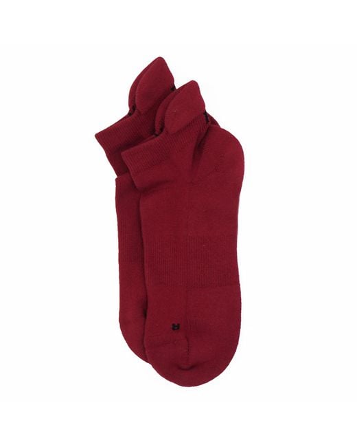 Peper Harow - Made in England Red Organic Trainer Socks Bundle – Burgundy for men