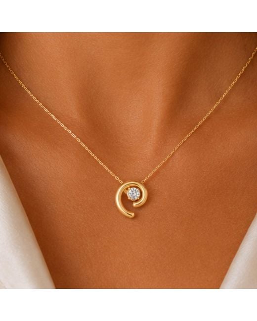 Lily Flo Jewellery Metallic Where I Was Headed All Along Diamond Necklace