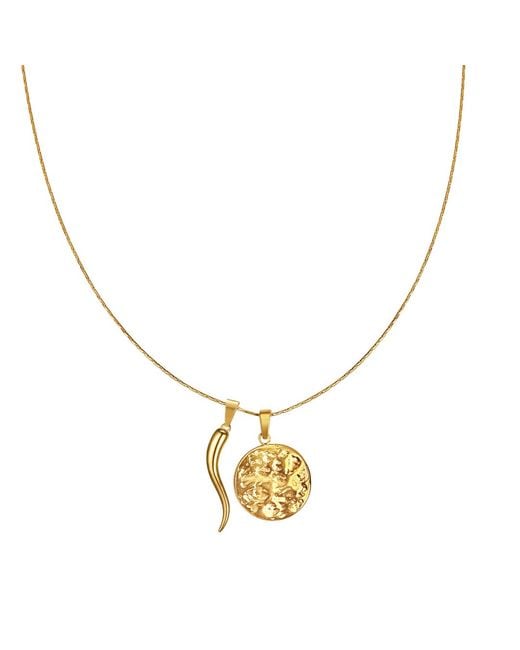 Mickey's Girl Metallic Moneta Chili Waterpoof Necklace