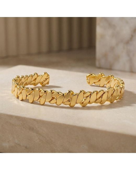 Amadeus Metallic Otto Pebble Bangle