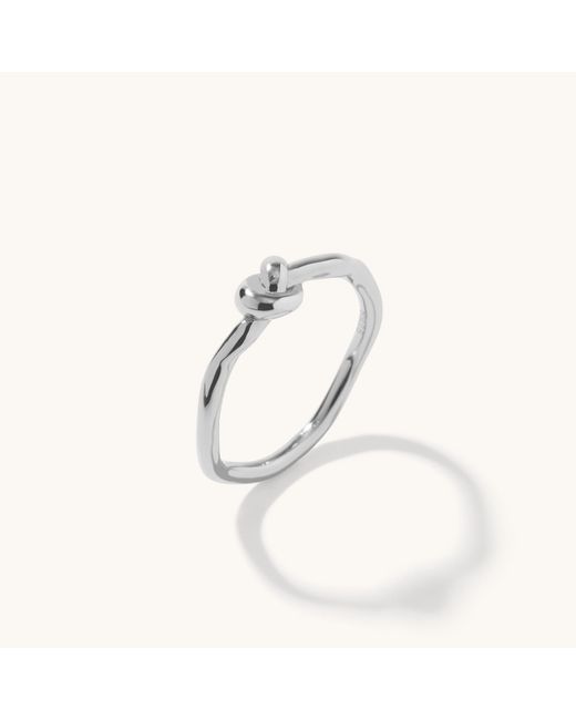 Muru Metallic Eternity Knot Ring