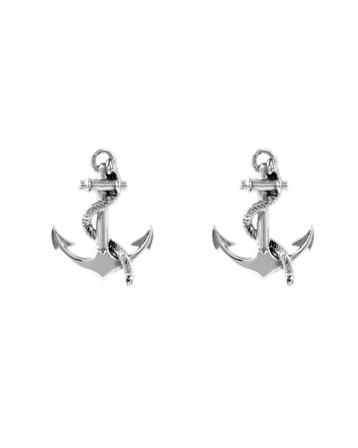 Lee Renee Metallic Anchor Earrings