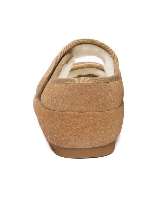 EverAu Australia White Adjustable Strap Slippers