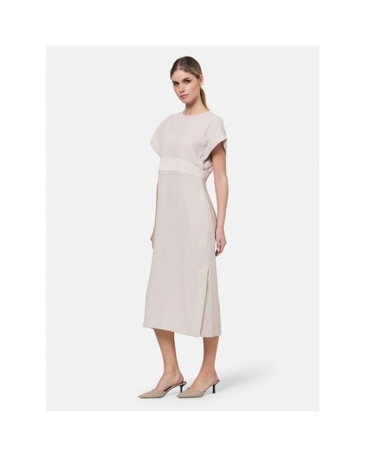 Helen Mcalinden Multicolor Neutrals Shiv Natural Pearl Dress