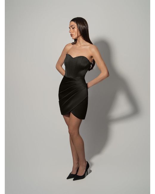 Tia Dorraine Black A Touch Of Glamour Mini Dress