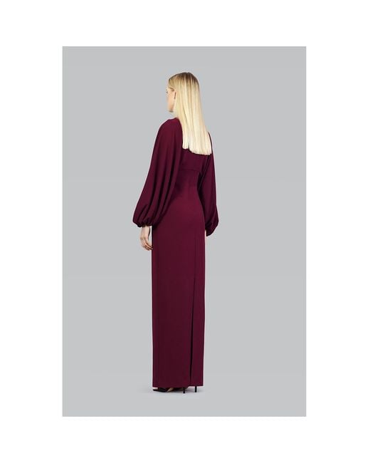 Meem Label Red Taylor Plum Maxi