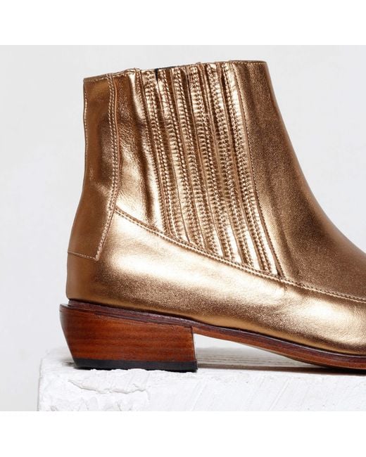 Mafalda Brown Cordelia Ankle Boots