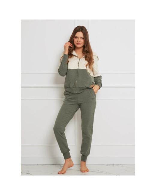 Oh!Zuza Gray Two Colours Zip Hoodie Tracksuit Top
