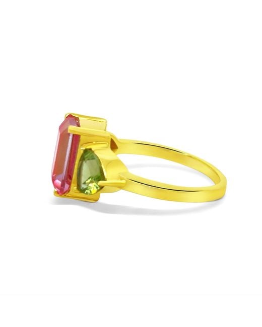 GEM BAZAAR Green The Lottie Ring