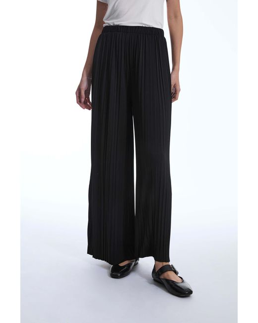 James Lakeland Black Pleated Trousers