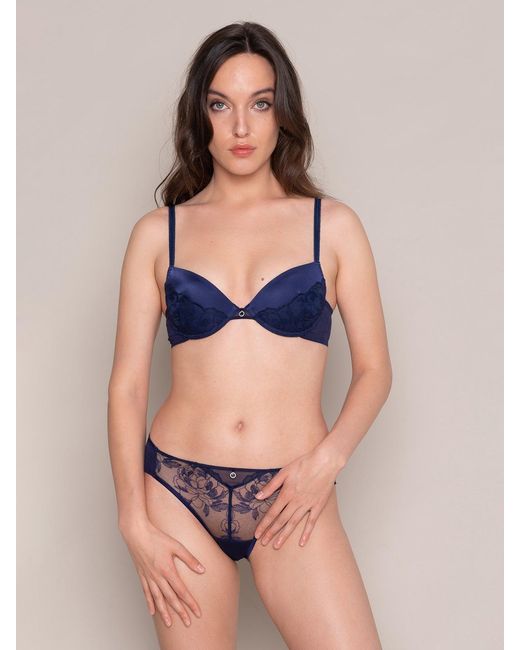 BonBon Lingerie Blue Coco Heart Push-Up Bra