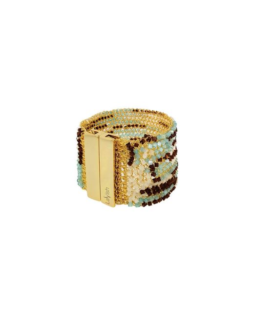 Lavish by Tricia Milaneze Metallic Mix Signature Handmade Crochet Bracelet