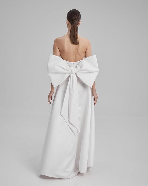 Baé Special Moments Gray Eve Dress + Big Bow