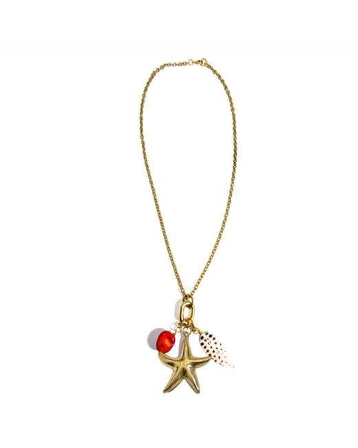 Rachel Nathan Metallic Neutrals Tidal Treasure Necklace