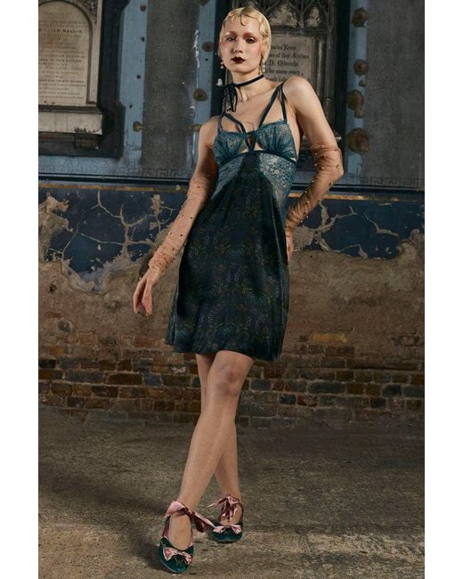 Natalia Petruch Blue Stella Silk Dress