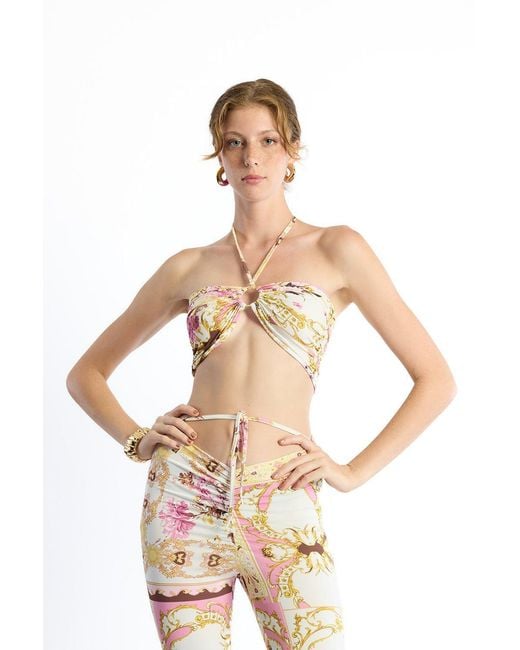 No'design Pink Luna Buckled Bustier