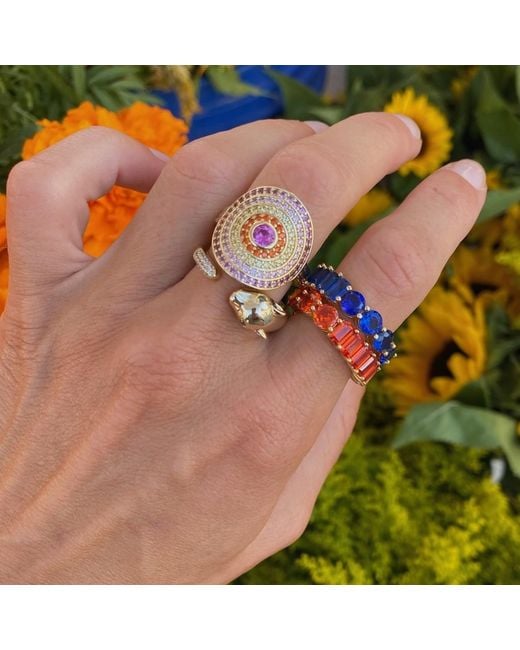Native Gem Pink Utopia Ring- Blaze