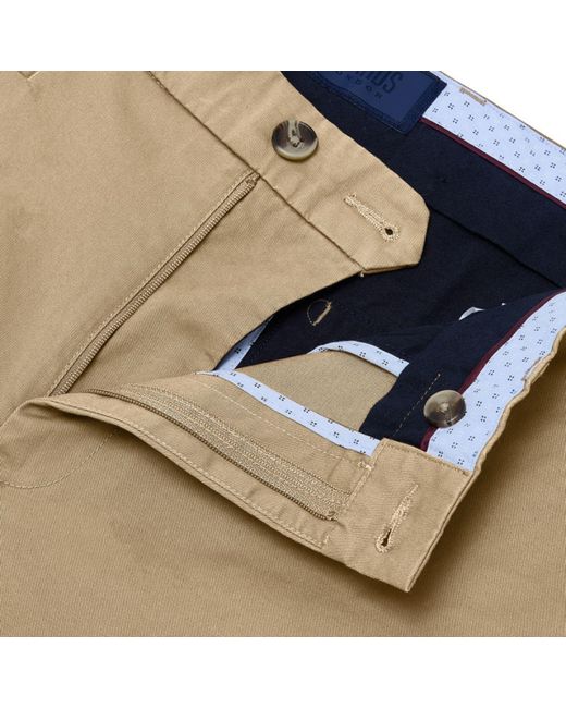 Guards London Natural Neutrals Tailored Chinos for men