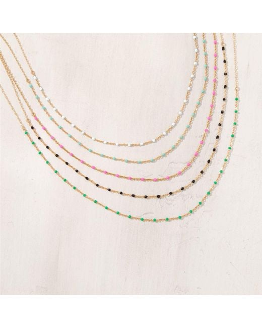 SET & STONES Metallic Kaz Necklace